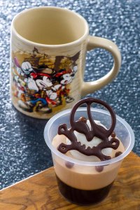 Caramel Mousse and Souvenir Cup
