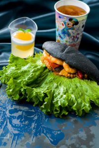 Shrimp and Octopus Ratatouille Sandwich