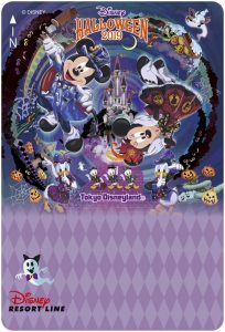 Resort Line Ticket Tokyo Disneyland Halloween 2019